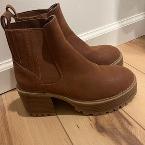MIA Chestnut Ankle Booties